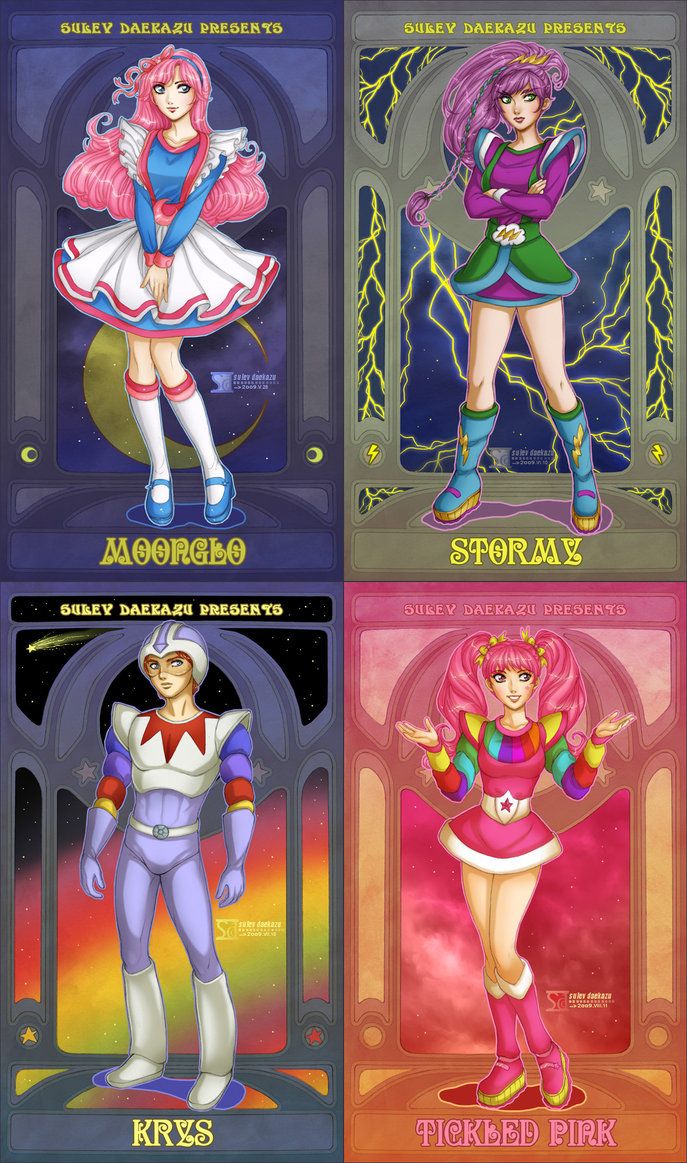 Moonglo, Stormy, Krys, Ticked Pink Rainbow brite, Alice in wonderland Moonglo, Stormy, Krys, Ticked Pink Rainbow brite, Alice in wonderland