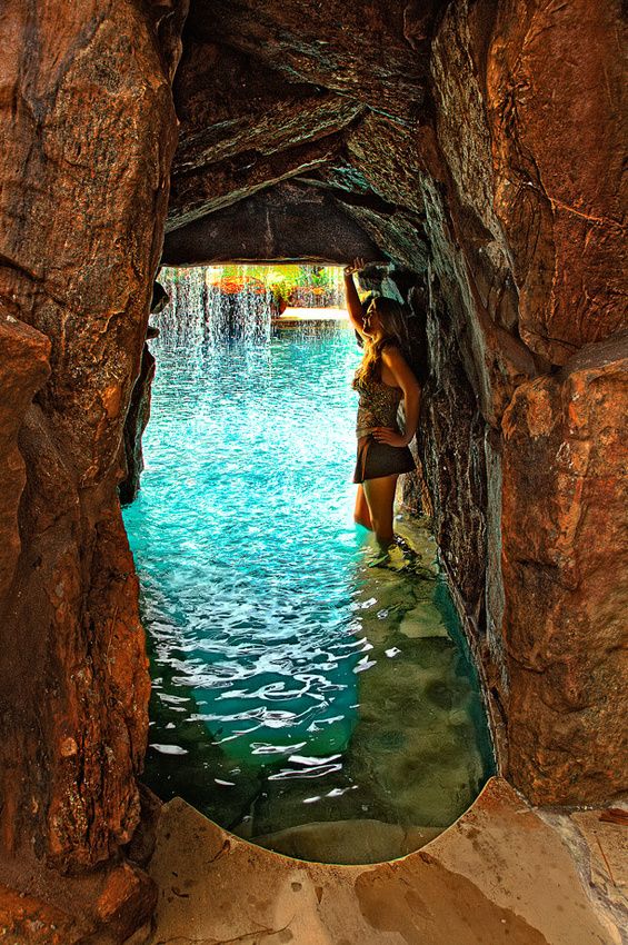 cave like walk way under slide going to back of grotto water cave grotto gunite slide grotto pinterest cave water and swimming pools - Cool Pools With Caves cave like walk way under slide going to back of grotto water cave grotto gunite slide grotto pinterest cave water and swimming pools - Cool Pools With Caves
