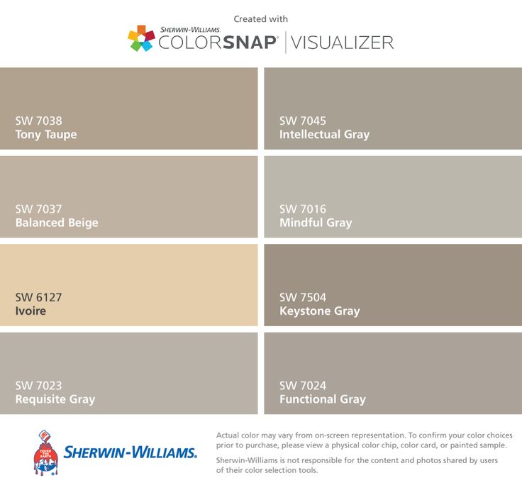 I Found These Colors With Colorsnap Visualizer For Iphone By Sherwin Williams Tony