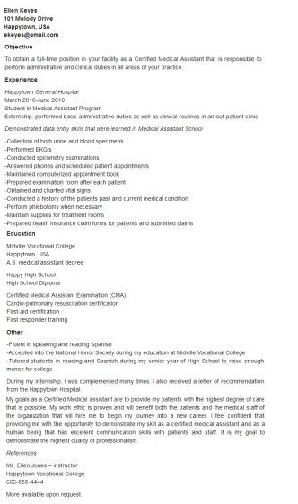 certified medical assistant duties