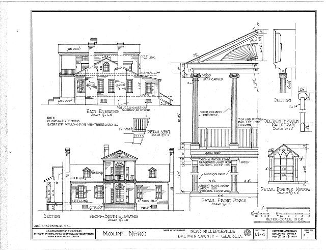 Historic American Building Survey William Baldwin House Historic American Building Survey William Baldwin House