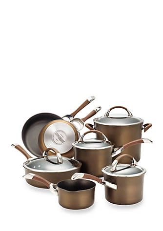 Circulon Symmetry Chocolate Hard Anodized Nonstick 11 Piece Cookware Circulon Symmetry Chocolate Hard Anodized Nonstick 11 Piece Cookware Set In 2018 Decorating Tips Pinterest And Stainless Steel