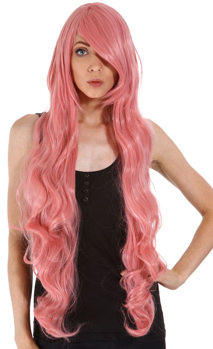pink anime girl wig