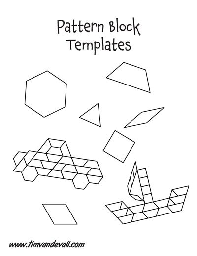 111 best Math Printables images on Pinterest Calculus, Math - pattern block template 111 best Math Printables images on Pinterest Calculus, Math - pattern block template