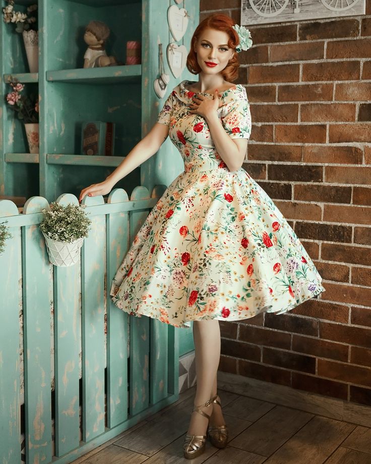 Retro housewife dress