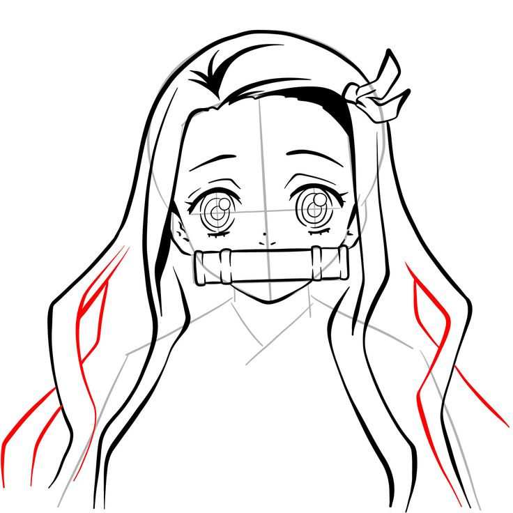 How To Draw Nezuko: A Step-By-Step Guide | Art inspiration drawing