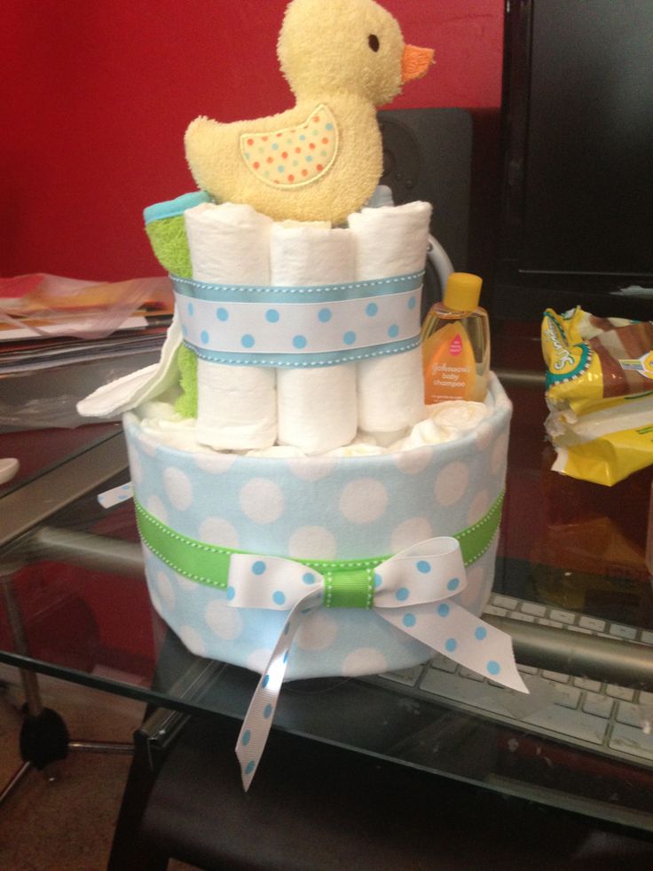 Small Diaper Centerpiece : The best small diaper cakes ideas on pinterest girl