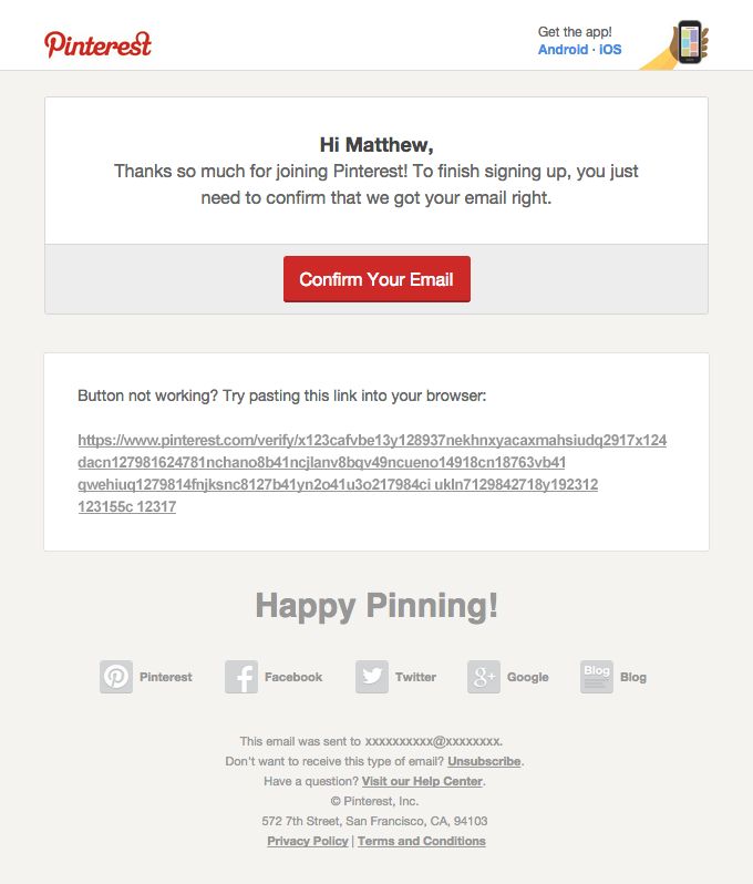17 best Verification Emails images on Pinterest Email design - confirmation email template 17 best Verification Emails images on Pinterest Email design - confirmation email template