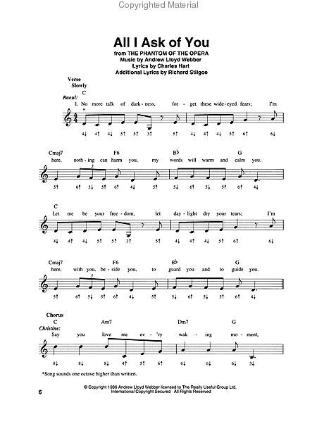 all i ask of you the great harmonica songbook all of you pdf