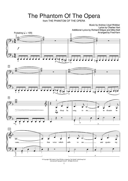 116 best sheet music images on pinterest sheet music piano and pianos phantom of the opera free piano sheet music