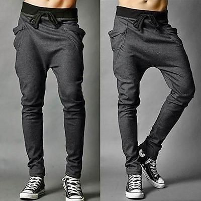 mens casual jogger dance sportwear pants slacks trousers sweatpants loose comfy mens casual jogger dance sportwear pants slacks trousers sweatpants loose comfy