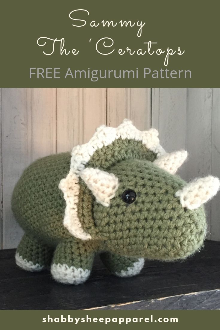 Easybeginner Crochet Dino Friend PATTERN