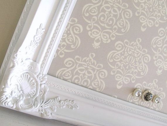 magnet board shabby chic grey damask vintage wedding frame magnet board shabby chic grey damask vintage wedding frame