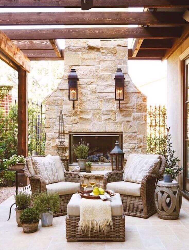 29 Of The Best Outdoor Living Rooms Patio Fireplace Backyard 29 Of The Best Outdoor Living Rooms