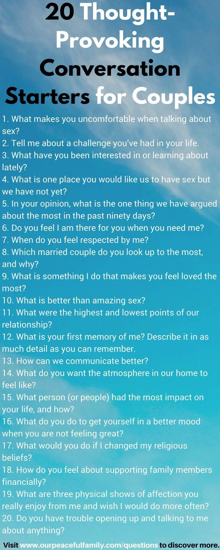 Three dating questions