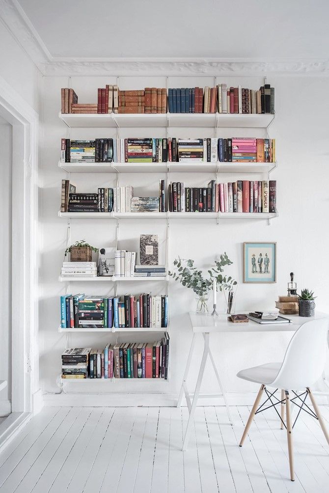 Best 25 Bookshelves Ideas On Pinterest Shelf Box Shelves Comment Aménager Un Mur En Bibliothèque