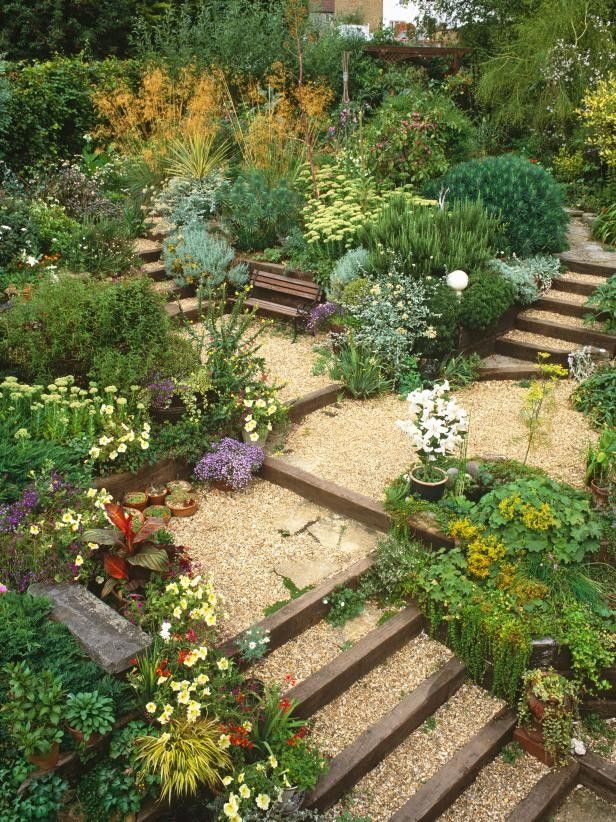 892 best Landscaping a slope images on Pinterest ... 892 best Landscaping a slope images on Pinterest ... on Sloping Back Garden Ideas id=15392