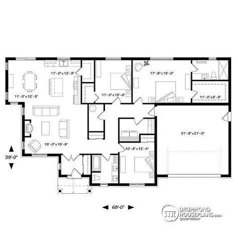 11 best Maison modèle images on Pinterest Future house, House - plan de maison plein pied gratuit 11 best Maison modèle images on Pinterest Future house, House - plan de maison plein pied gratuit