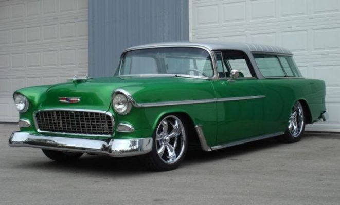 1955 Chevy Nomad I Honestly Prefer The 56 S But With This Paint