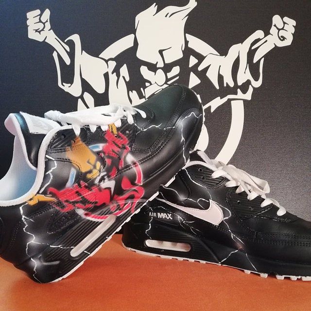 Custom Airbrush Nike Air Max 90 Sneaker 