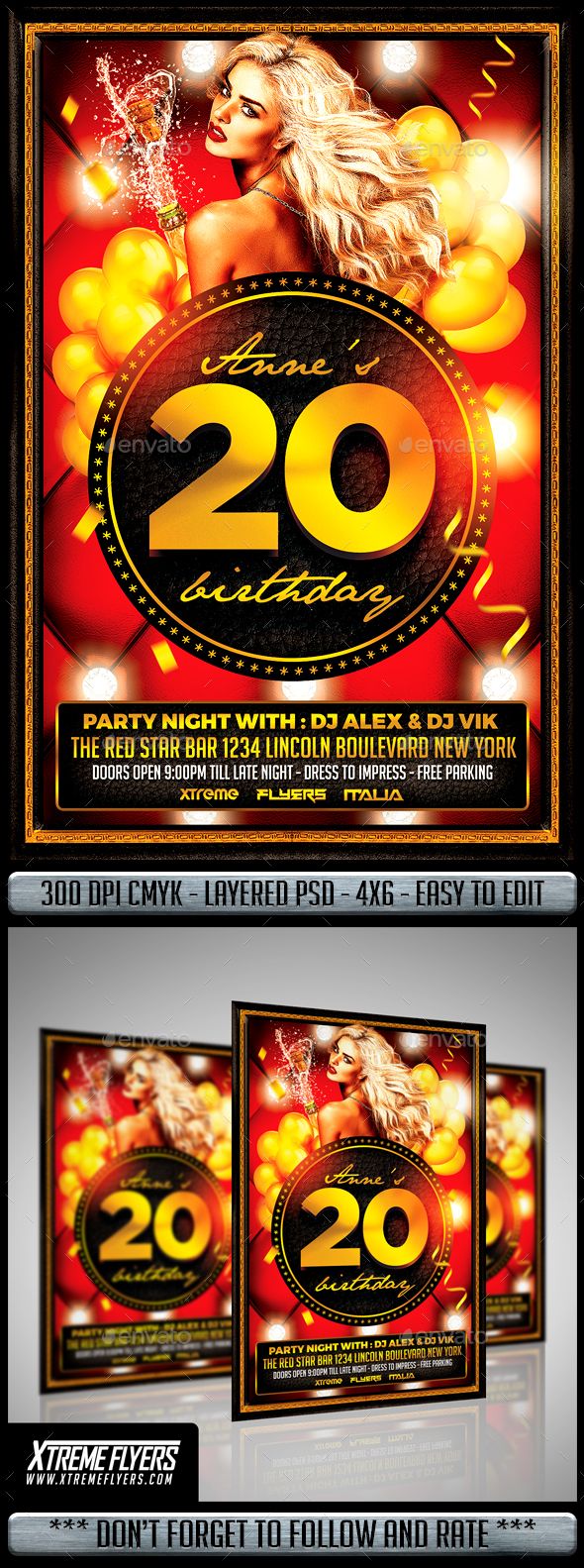 flyers birthday