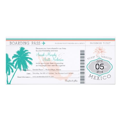 26 best Boarding Pass Invite Template images on Pinterest - boarding pass template 26 best Boarding Pass Invite Template images on Pinterest - boarding pass template