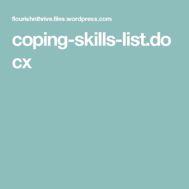 Best 25+ Coping skills list ideas on Pinterest Counseling - skills list Best 25+ Coping skills list ideas on Pinterest Counseling - skills list