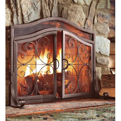 Best 25+ Fireplace screens with doors ideas on Pinterest | Farmhouse fireplace screens Porch to patio and Porch with railing