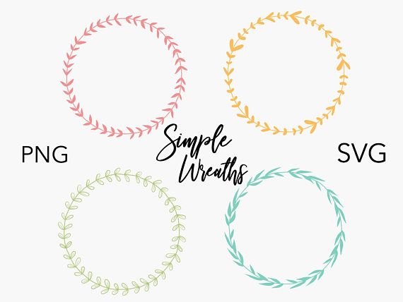 Free Free 225 Simple Flower Wreath Svg SVG PNG EPS DXF File