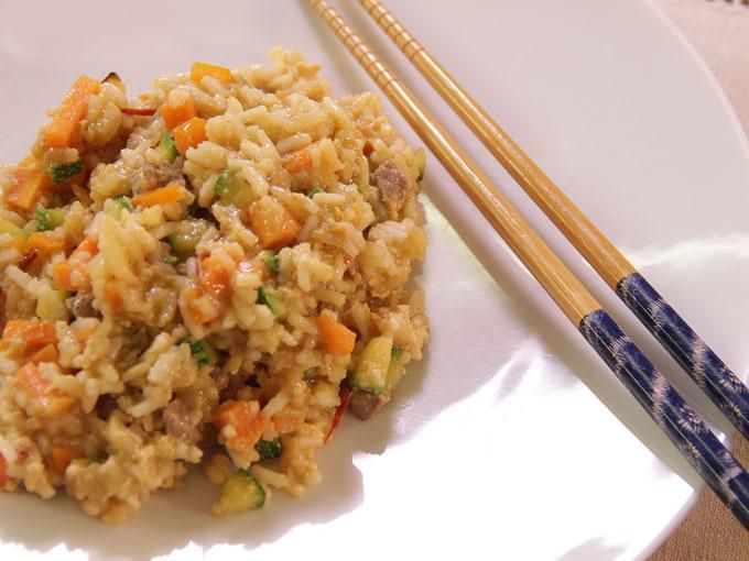 Arroz frito con claras de huevo | Arroz frito, Arroz