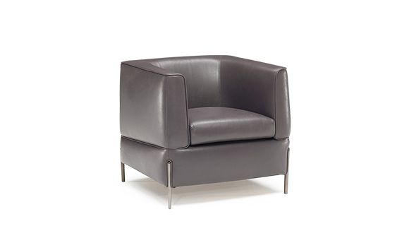 Natuzzi Editions Blue Velvet Armchair Natuzzi Blue Velvet