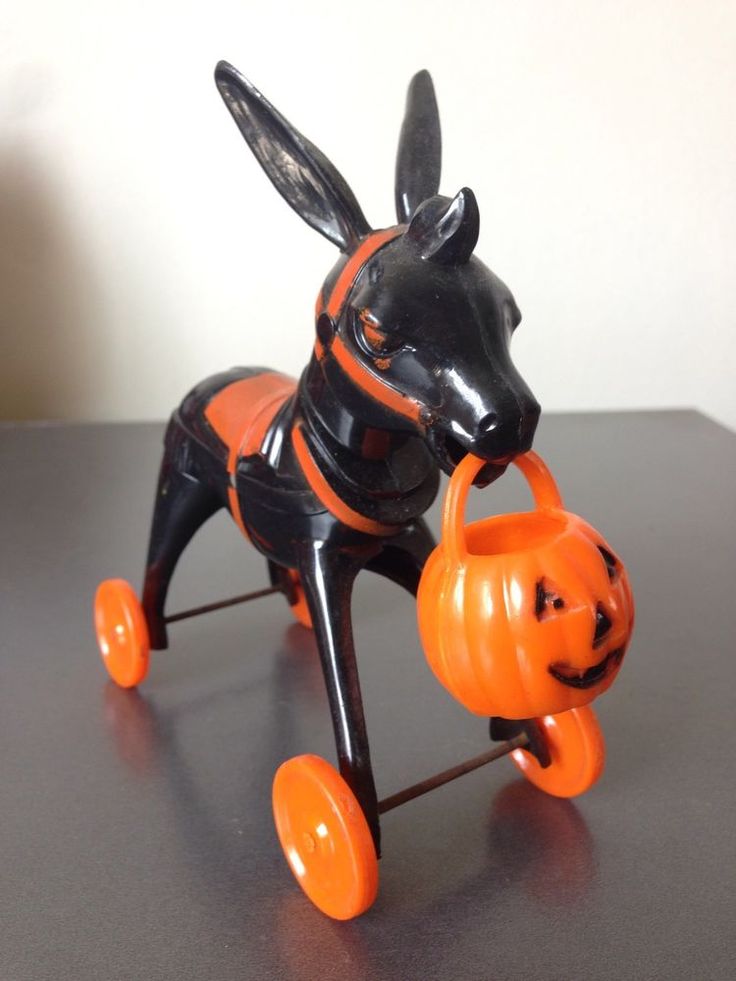 vintage halloween rosbro plastic