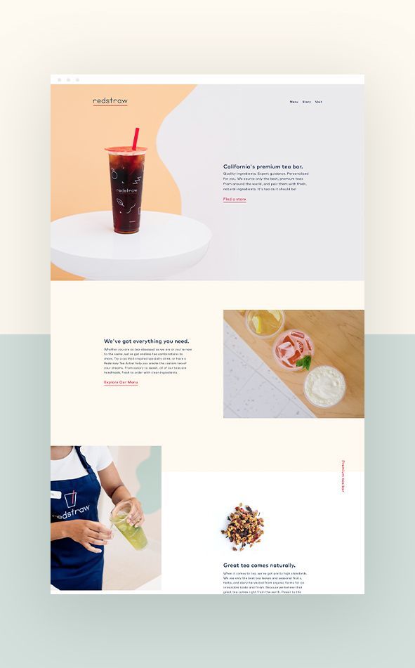 Online Tea Shop Website Template Web Layout Design Tea Website Online Tea Shop