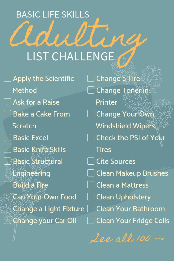 life skills class for adults