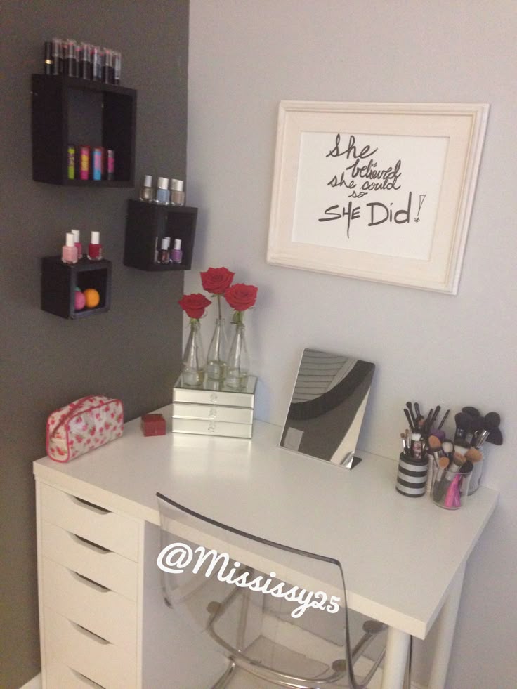 Best 25+ Ikea Makeup Vanity Ideas On Pinterest Vanity, Makeup IKEA DIY vanity. Alex drawers, tabletop and legs. Minimalist white design. Efficient - Best 25+ Ikea Makeup Vanity Ideas On Pinterest Vanity, Makeup
