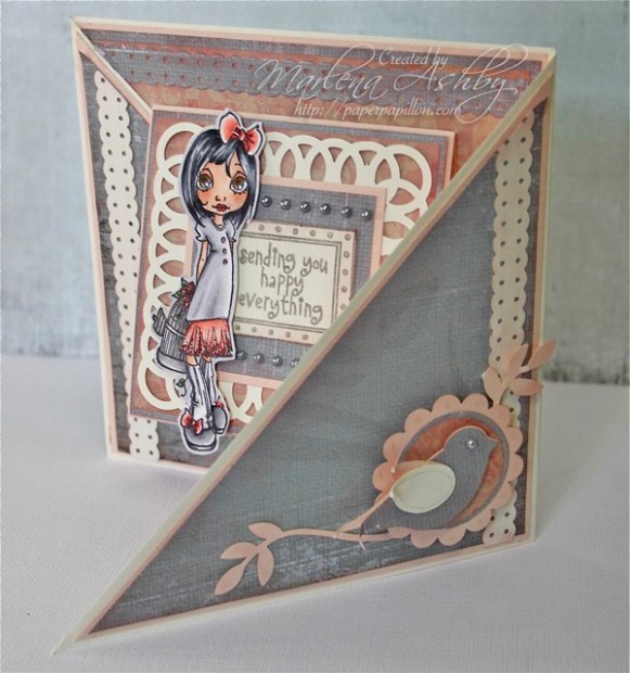 triangle fold card