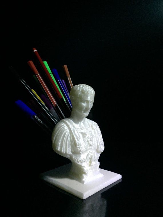 Julius Caesar Pencil Holder Cool Julius Caesar PenPencil Holder 60D Printed Father Days Gift Julius Caesar Pencil Holder Cool Julius Caesar PenPencil Holder 60D Printed Father Days Gift