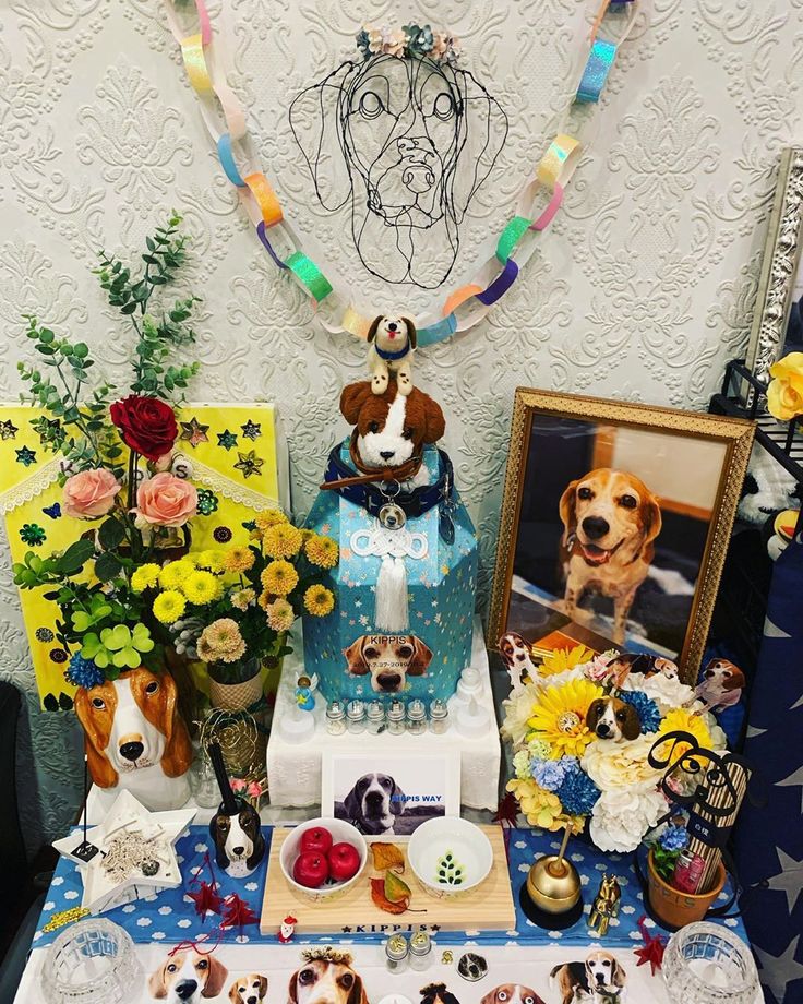 今日は月命日 Painting Art Beagle 今日は月命日 Painting Art Beagle