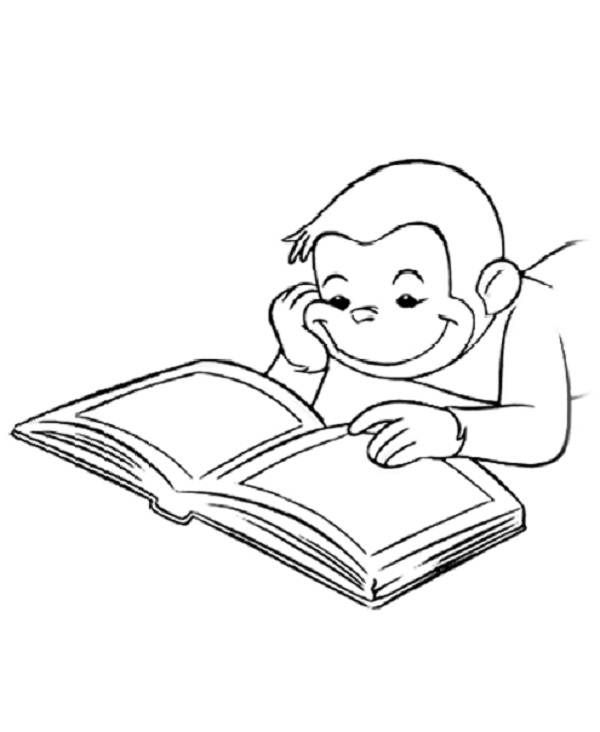 curious george coloring pages curious george reading a book coloring pages coloring pages trend - Book Coloring Pages curious george coloring pages curious george reading a book coloring pages coloring pages trend - Book Coloring Pages