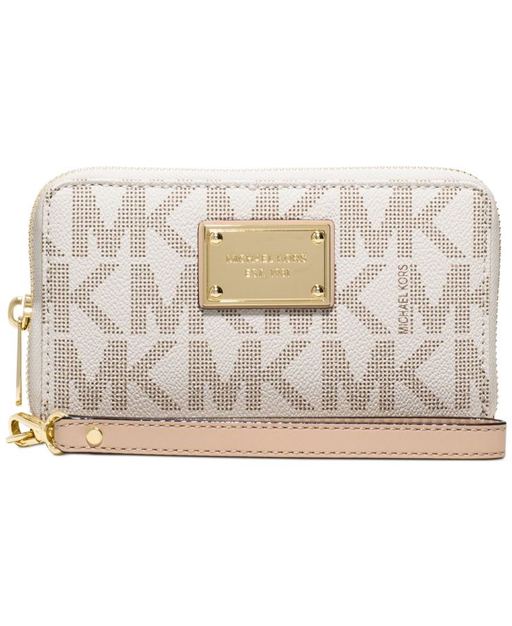 Michael Michael Kors Jet Set Item Large Flat Multifunction Phone Case