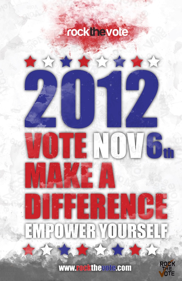138 best rock the vote images on pinterest michelle obama rock the vote flyers