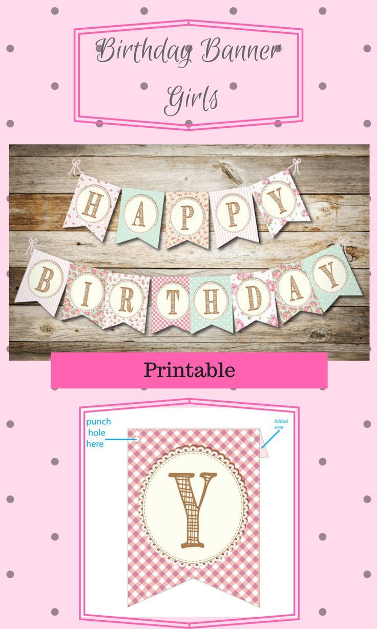 printable happy birthday banner ad kids parties birthday k