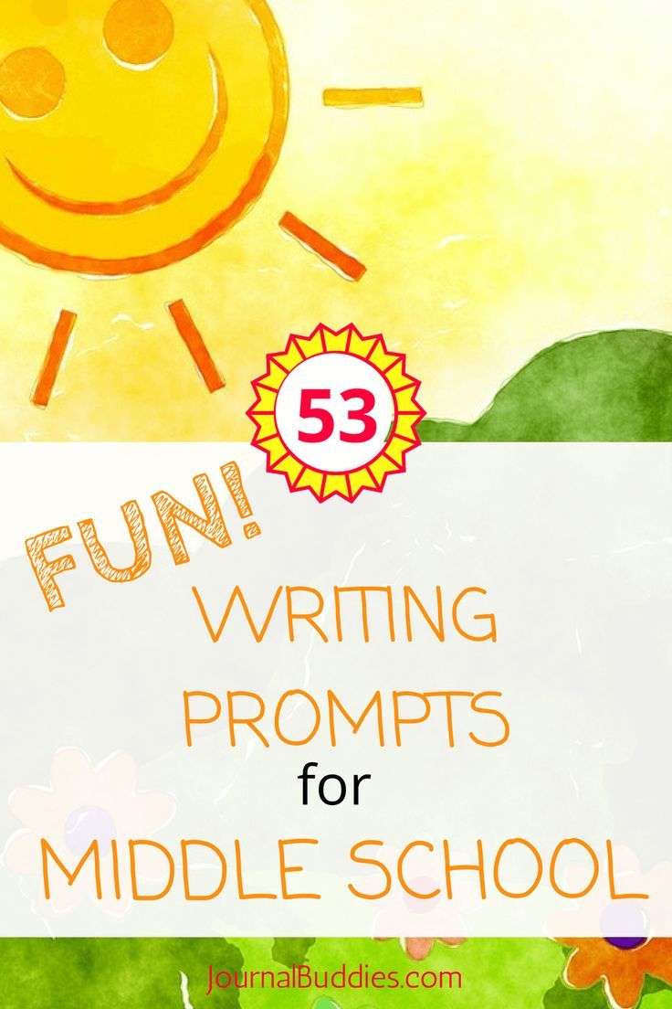 Fun essay prompts middle school