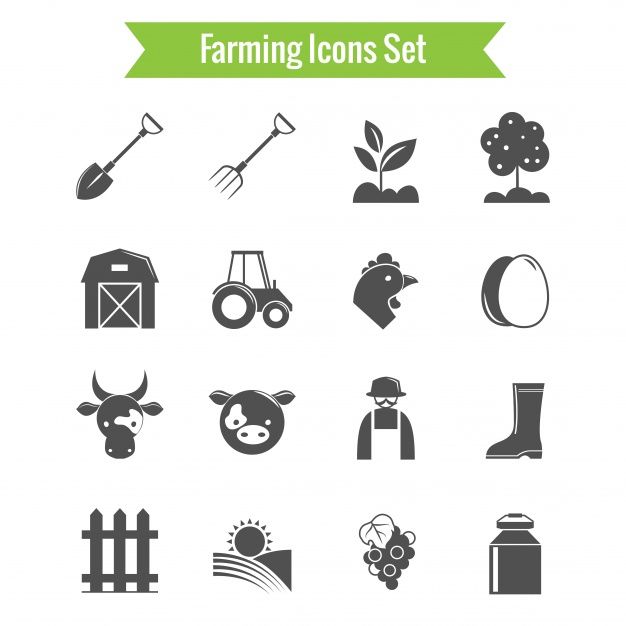 Download Black And White Farm Icons For Free Icon Set Icon Farm Cartoon