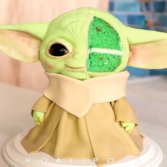 Baby Yoda Cake Yoda Cake Star Wars Birthday Cake Star Wars Dessert Baby Yoda Cake Yoda Cake Star Wars Birthday Cake Star Wars Dessert