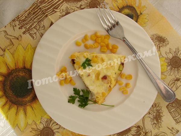 Фриттата рецепт с кукурузой