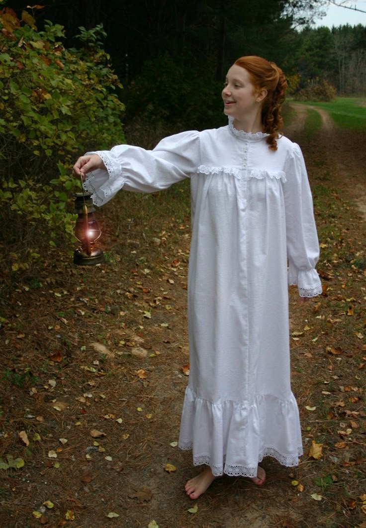 Victorian top cotton nightgowns