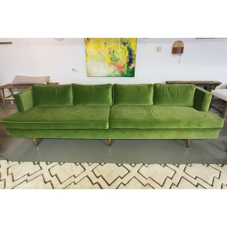 Vintage Davenport Green Velvet Sofa Image 6 Of Images Interior Design Living Room Vintage Davenport Green Velvet Sofa, What Is The Difference Between A Sofa And Davenport