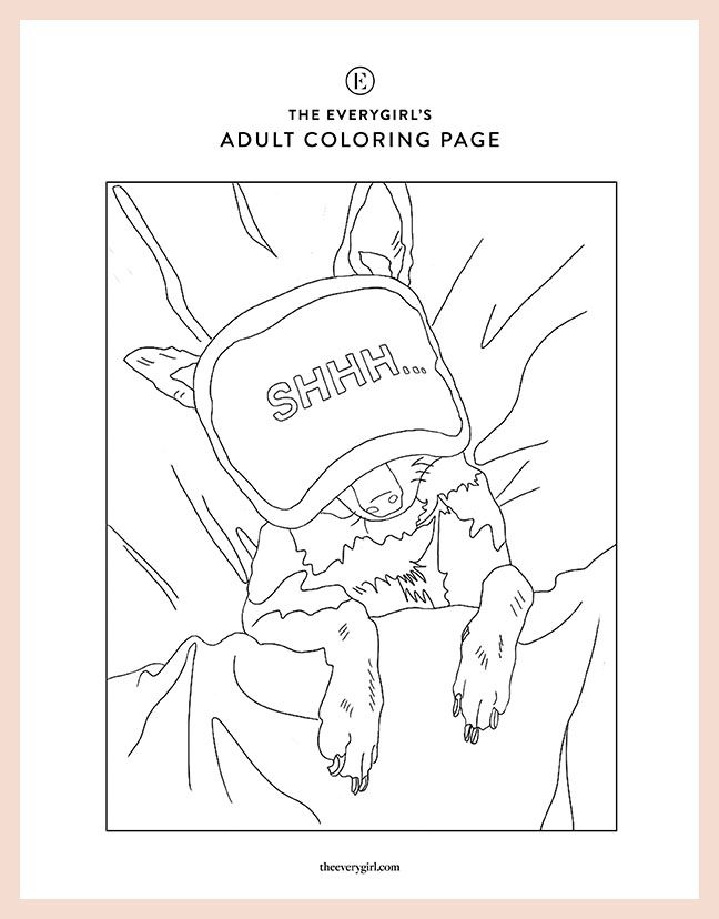Week 2 The Everygirl S Free Printable Coloring Pages Coloring Pages Printable Coloring Pages Printable Coloring