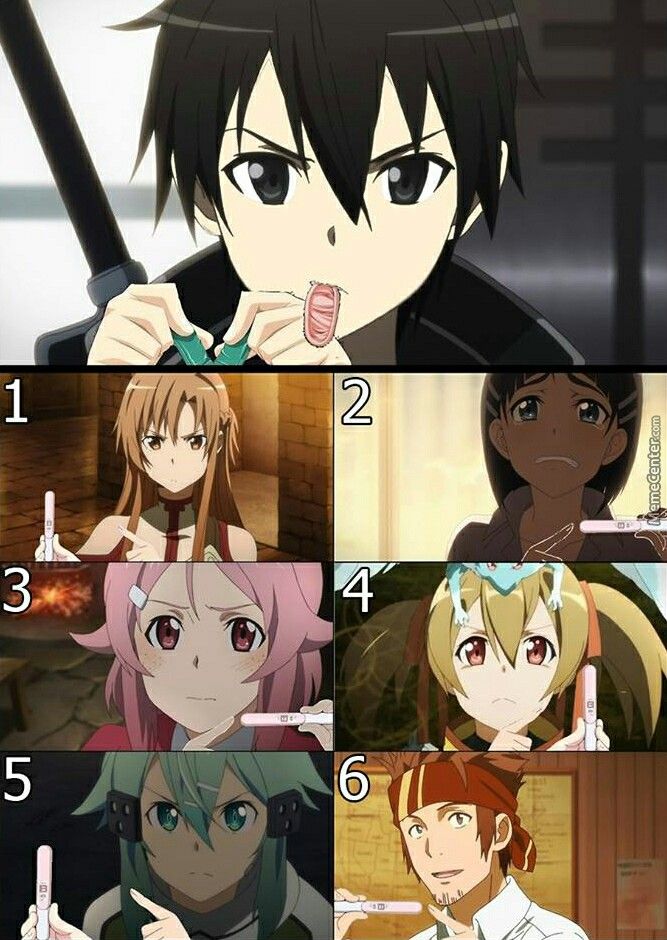 Sword art online funny, Sword art online wallpaper, Anime memes otaku.